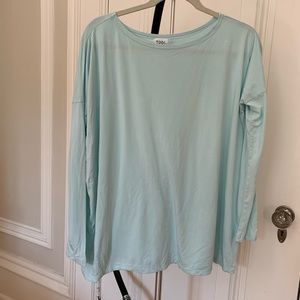 Aqua icy blue tunic